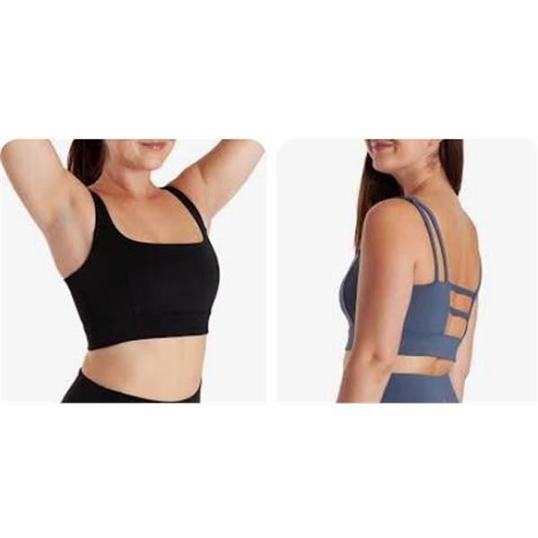 Aurum Sports Bra 2-Pack, Size L/G, Square Neck