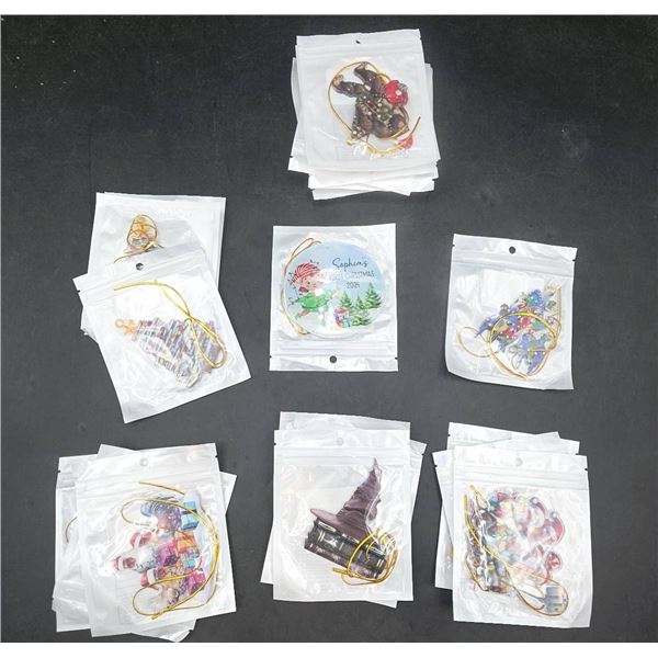 23 Assorted Humorous Holiday Christmas Ornaments