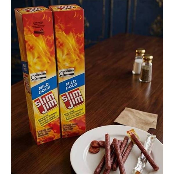 Slim Jim Mild Sausage Snack 2x24x27.5g