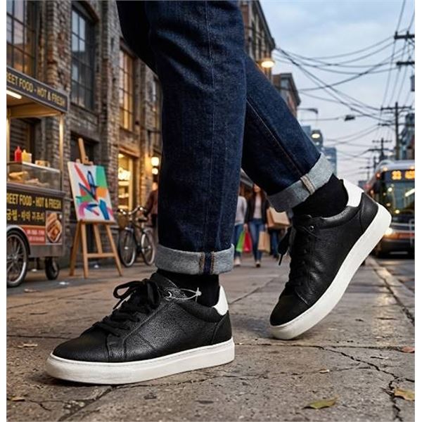 ALDO Black and White Sneakers Size 12