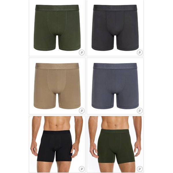 Puma 5-Pack Men's Boxer Briefs Size L