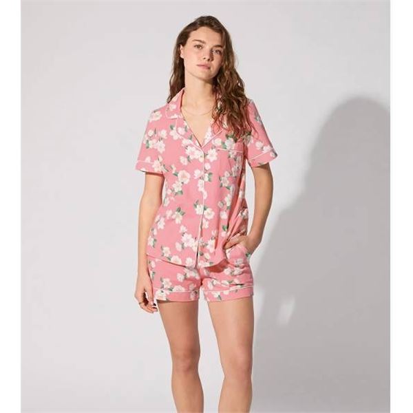 BedHead Pajamas Women's 2-Piece Notch Collar Short PJ Set S/P