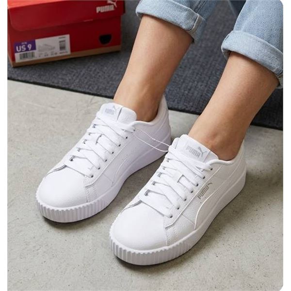 PUMA Ladies' Court Shoe US 8 White