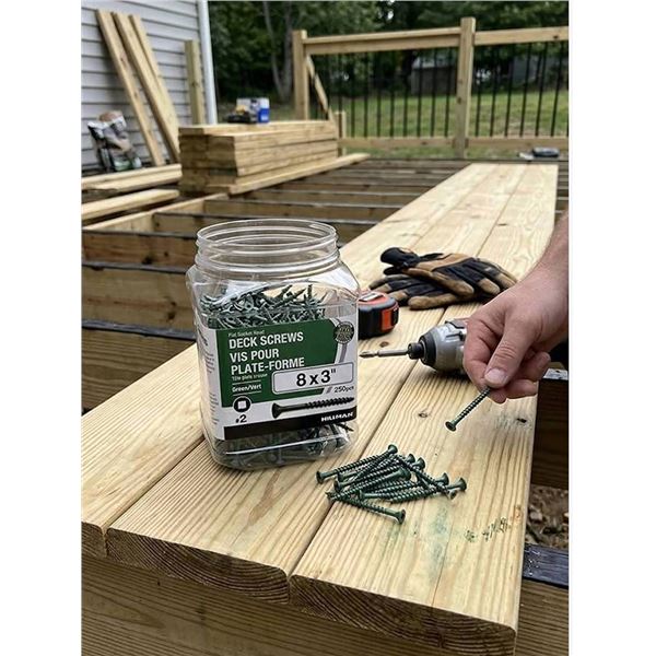 Hillman Deck Screws 8 x 3 Inch 250 Pack