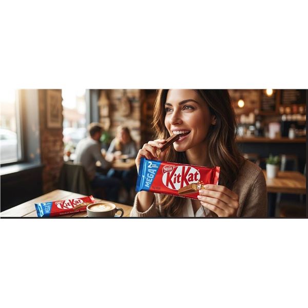 NestlÃ© KitKat Mega 2-Bar Packs, 9 x 73g
