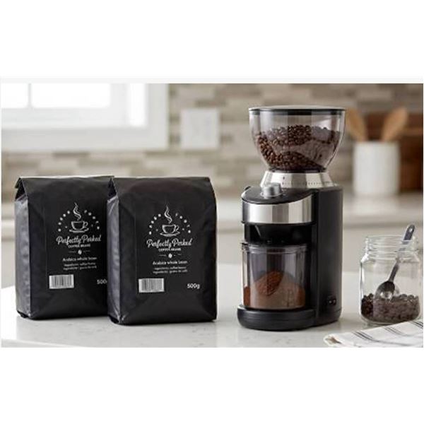 Perfectly Perked Arabica Whole Bean Coffee 2x500g