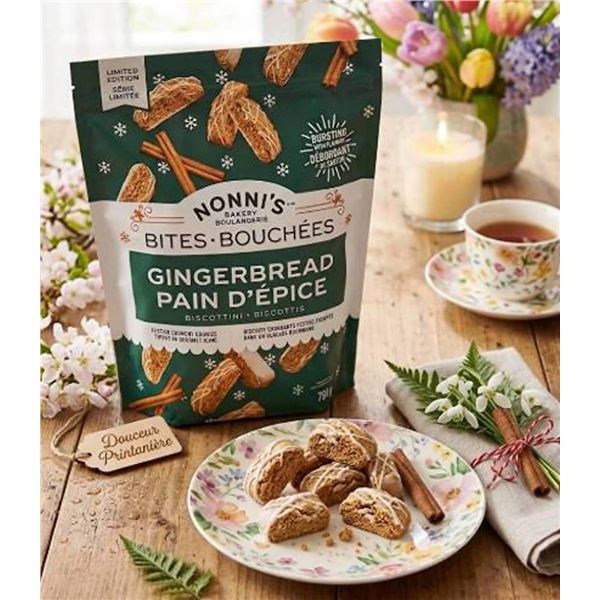 Nonniâ€™s Gingerbread Biscotti Bites 794g Bag