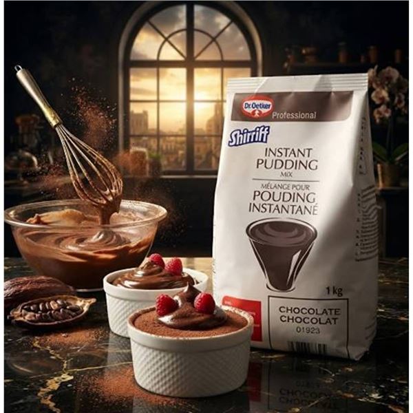 Dr. Oetker Shirriff Instant Chocolate Pudding 2x1kg