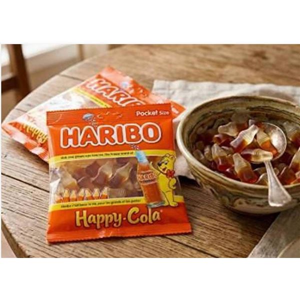 Haribo Happy Cola Gummy Candies 60g Pack x 18