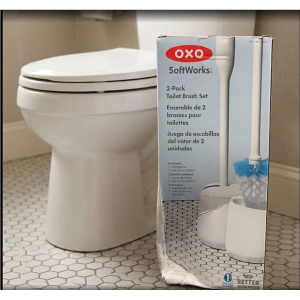 OXO SoftWorks 2-Pack Toilet Brush Set