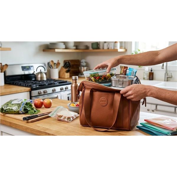 Igloo Brown Insulated Cooler Tote Bag