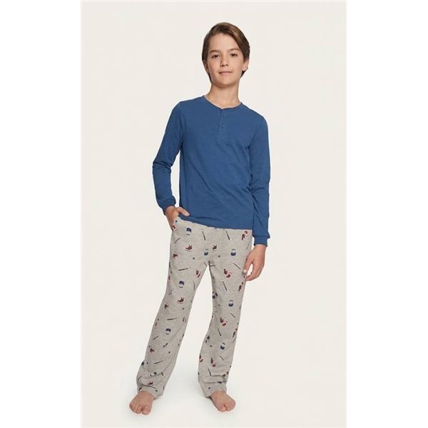 PL by Petit Lem Boy's Pajama Set Size 7/8