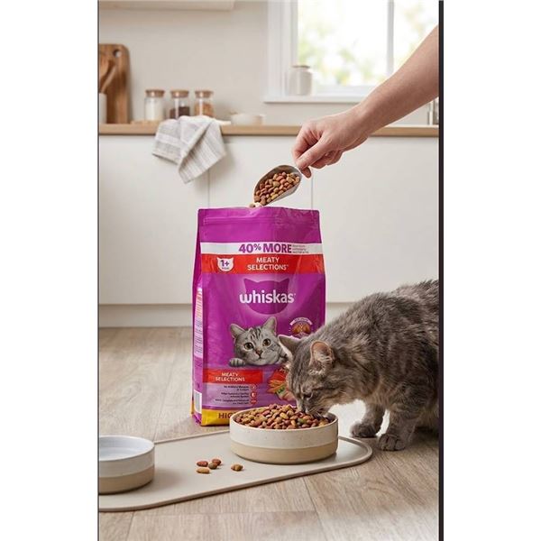Whiskas Meaty Selections Cat Food, 2kg