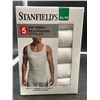 Image 2 : Stanfield's XL Rib Tanks 5-Pack Cotton