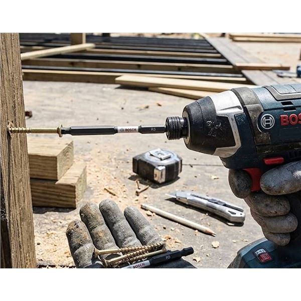 Lot of 5 - Bosch ITDESQ3601 Impact Tough 6 in. Square #3 Double-Ended Bit