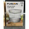 Image 3 : Lot of 2 - Fusion Solar Post Cap Light, Model 16399