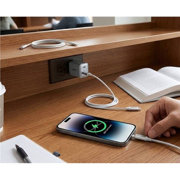 Anker 30W Fast Charging Kit with 2 Lightning Cables