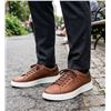 Image 1 : ALDO Tan Leather Sneakers, Size 12