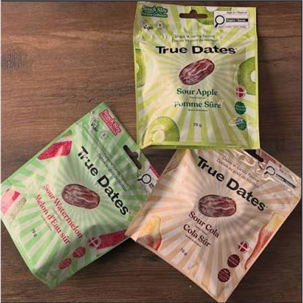 True Dates - Tangy Flavored Dates 6 Ã— 70 g