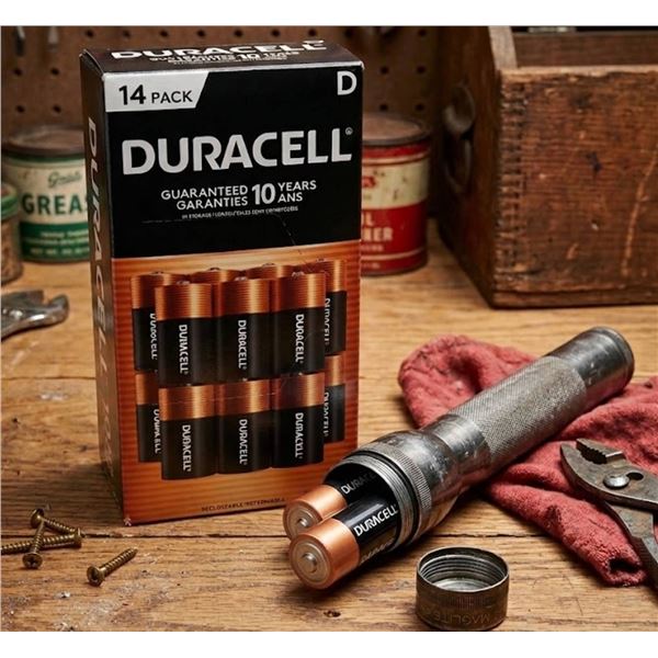 Duracell D Alkaline Batteries 14-Pack