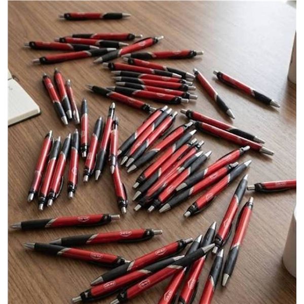 Bulk Pack of Red and Black Ballpoint Pens