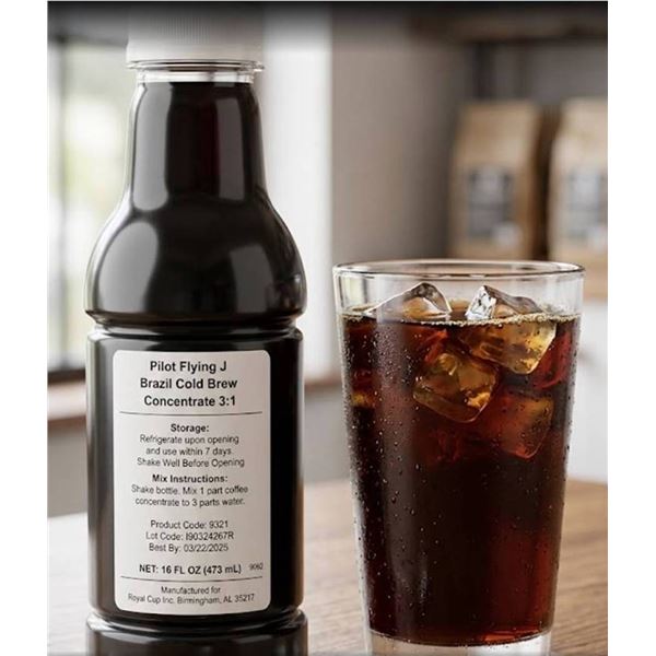 Pilot Flying J Brazil Cold Brew Coffee 6 Pack 473 ml
