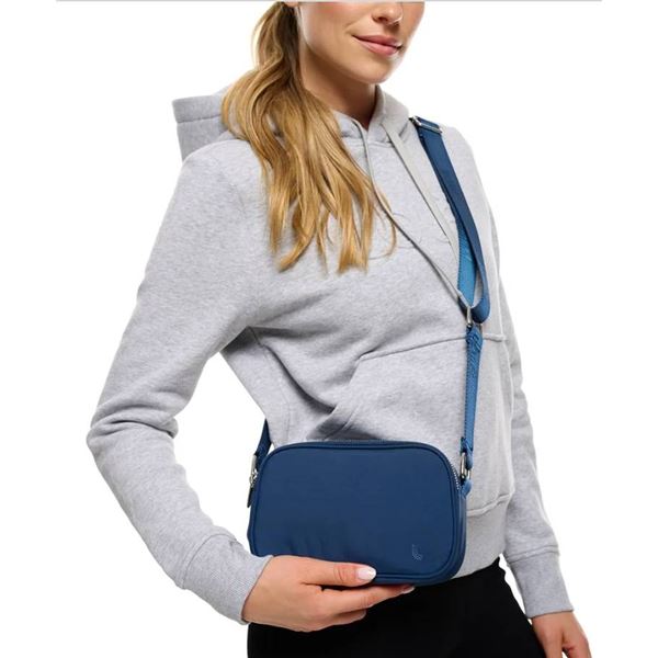Lole Blue Crossbody Bag With Adjustable Strap