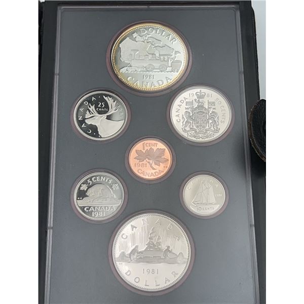 1981 Royal Canadian Mint Proof Coin Set