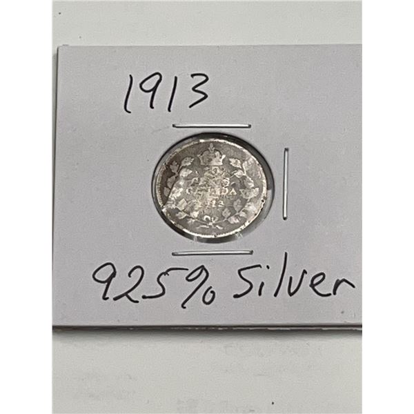 1913 Canadian Silver Dime