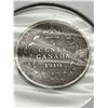 Image 2 : 1910 Canada 5 Cents Silver Coin