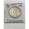 Image 1 : 1909 Newfoundland 50 Cents Silver Coin