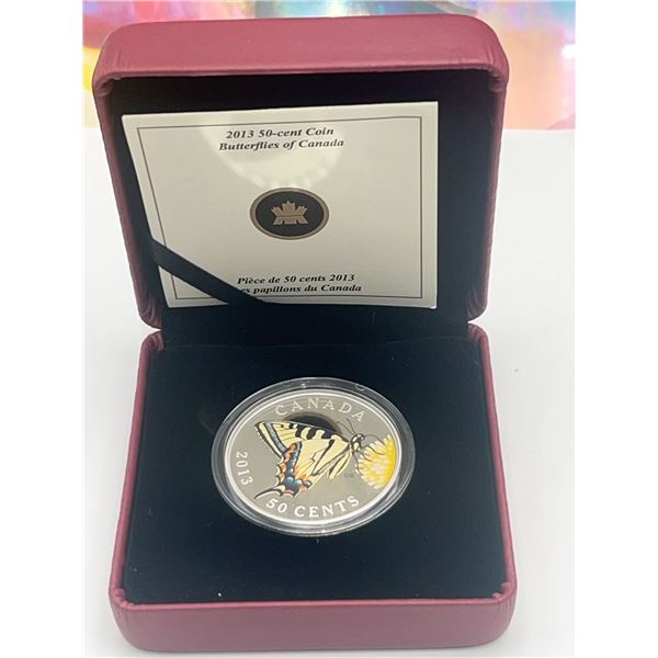 2013 Royal Canadian Mint 50-Cent Butterfly .999 silver