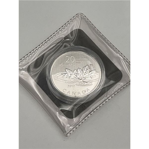 2012 Canada $20 Fine Silver Coin