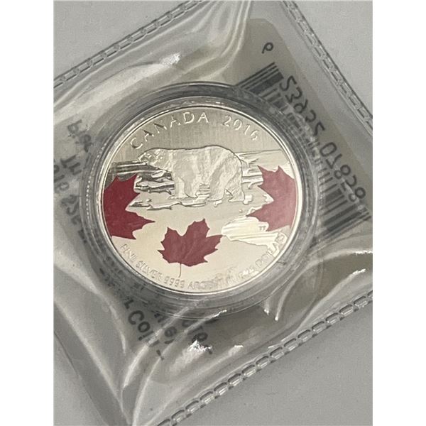 2016 Canada $25 Fine Silver Coin True North