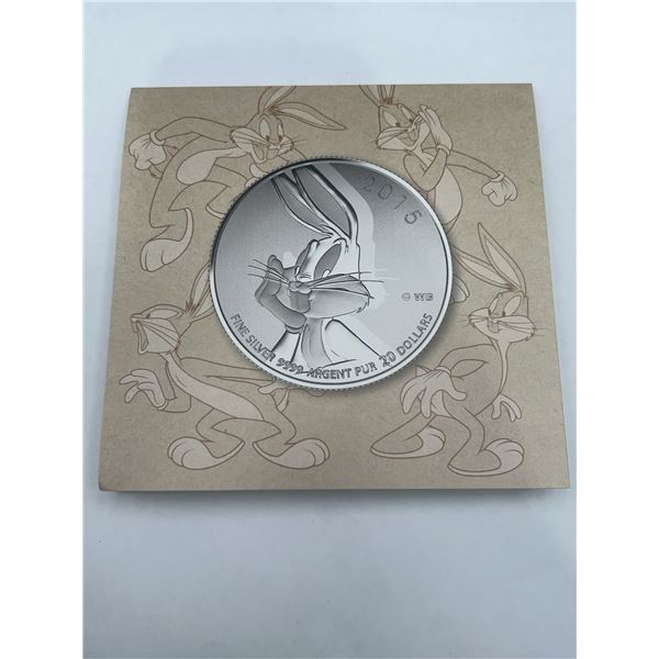 2015 Bugs Bunny Fine .999 Silver $20 Coin