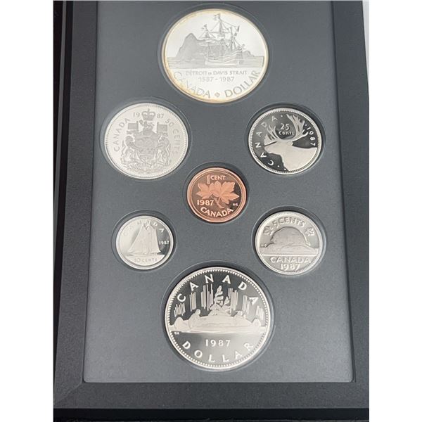 1987 Royal Canadian Mint Proof Set with Case