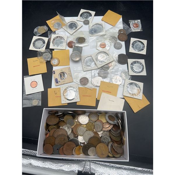 World Coin Collection Assortment in Box