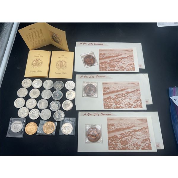 Medicine Hat Souvenir Dollar and Medal Collection