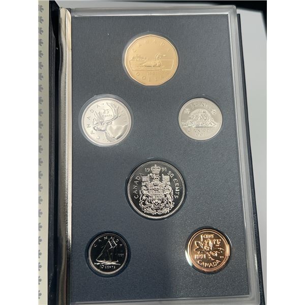 1991 Royal Canadian Mint Proof Coin Set