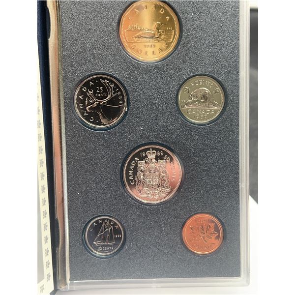 1989 Royal Canadian Mint Proof Coin Set
