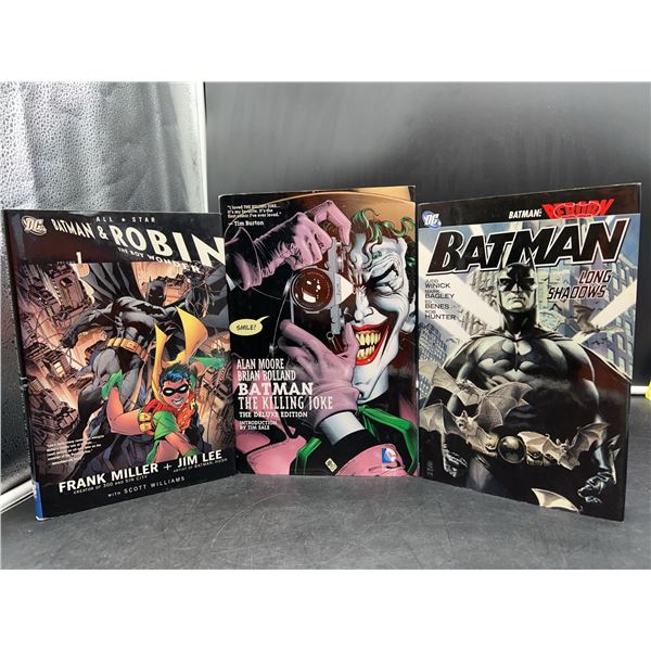 3 DC Batman Graphic Novels