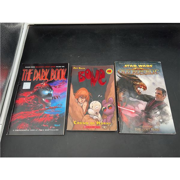 Comic Book Lot: Star Wars, Bone, Dark Book