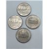 Image 1 : 4 Canadian Silver Dollar Coins 1867-1982