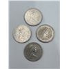 Image 2 : 4 Canadian Silver Dollar Coins 1867-1982