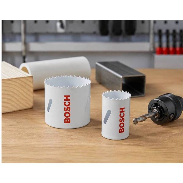 Bosch Bi-Metal Hole Saw Set, 1-7/8" and 3-7/8"