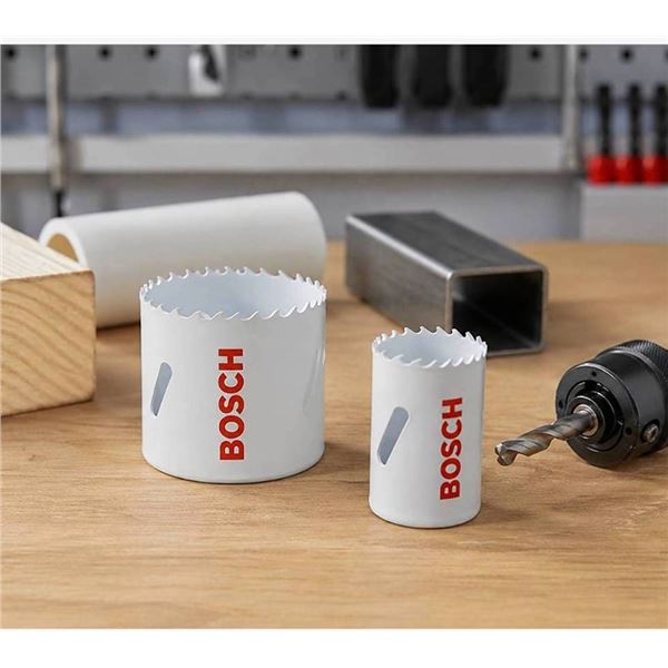 Bosch Bi-Metal Hole Saw Set, 1-7/8" and 3-7/8"