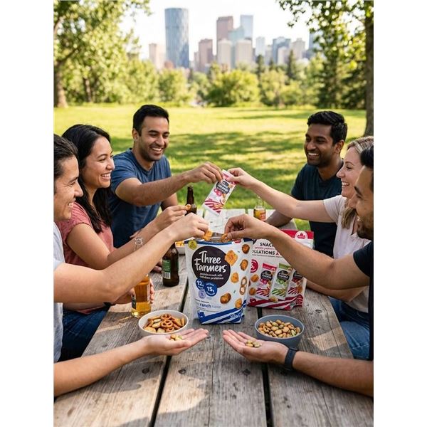 Lot of Three Farmers Protein Snack Mix and Snack Packs