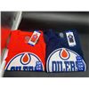 Image 2 : Edmonton Oilers NHL T-Shirts, 2 Pack, Size Large