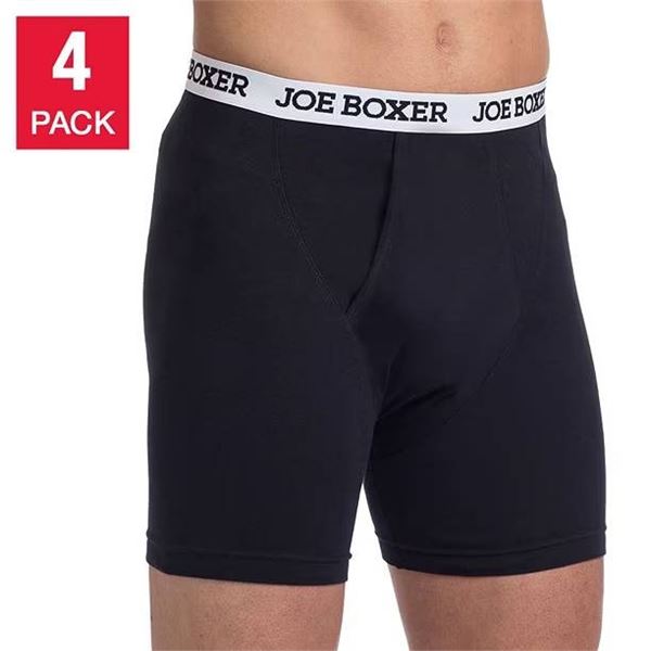 Joe Boxer 4-Pack XL Boxer Briefs Organic Cotton