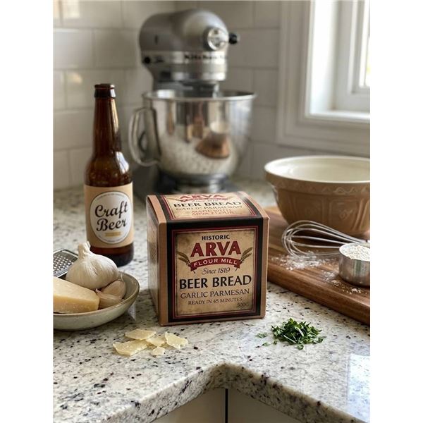 ARVA Beer Bread Garlic Parmesan Mix 500g